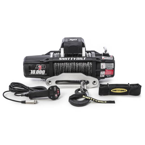 Smittybilt - Smittybilt X2O-10K WATERPROOF SYN ROPE WINCH GEN2&FAIRLEAD 98510