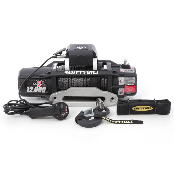 Smittybilt - Smittybilt X2O-12K WATERPROOF SYN ROPE WINCH GEN2&FAIRLEAD 98512