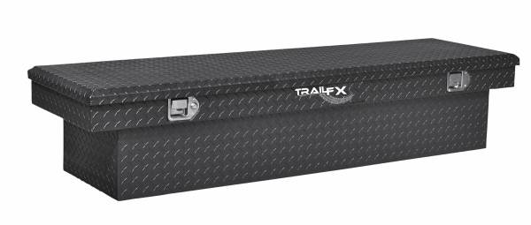 TrailFX - TrailFX Crsovr Std Sgl Lid Dia Tread Matte Black 16 Gauge Alum 72x19.25x13.5 Inch Height 110723