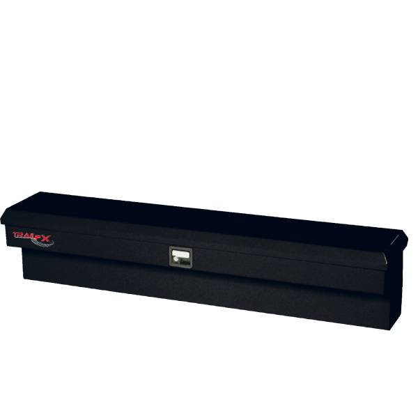 TrailFX - TrailFX Side Mount Sgl Lid Matte Black Steel 48.3 x14 x13.3 4.1 Cubic Ft Cap 160483S