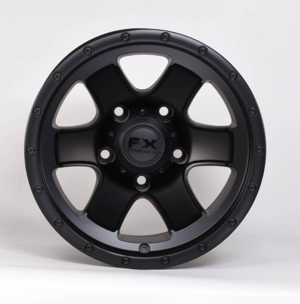 TrailFX - TrailFX 15x10 5x139.7mm -44mm Offset 60 Coni Seat Lug 106.50 CB Cast Alum Satin Black 302-5185SB