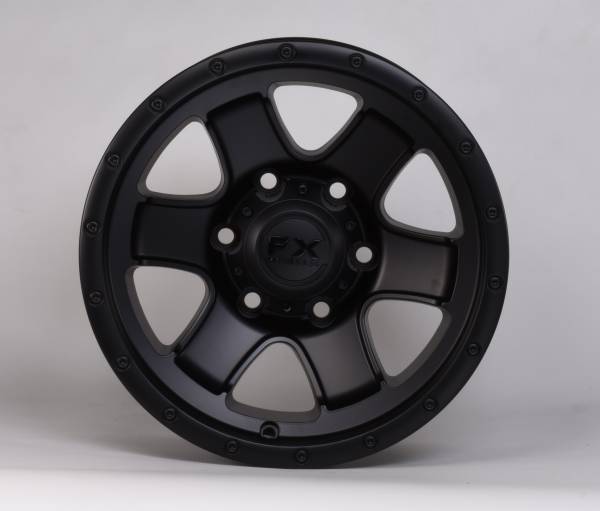 TrailFX - TrailFX 15x8 6x139.7mm -19mm Offset 60 Coni Seat Lug 108.00 CB Cast Alum Satin Black 302-5883SB