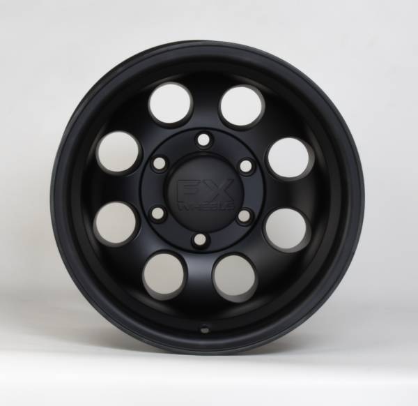 TrailFX - TrailFX 15x10 6x139.7mm 60 Coni Seat Lug -46mm Offset 108.00 CB Cast Alum Matte Black 308-5183B