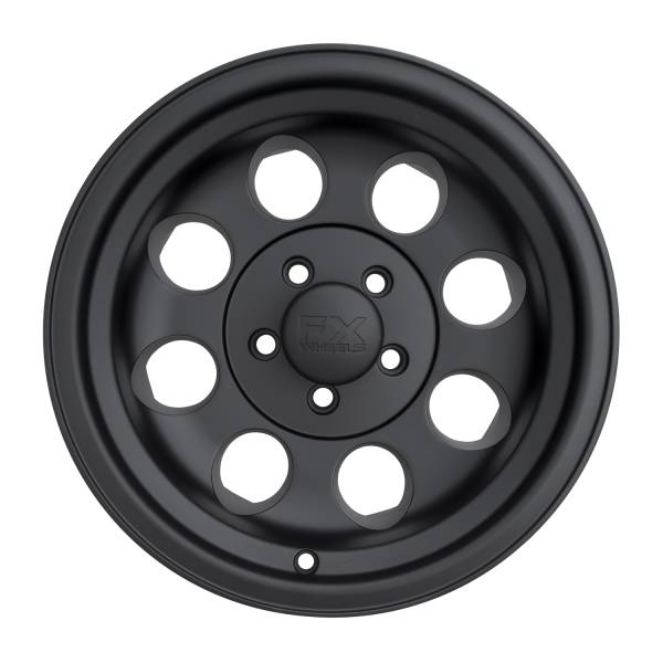 TrailFX - TrailFX 15x7 5x114.3mm 60 Coni Seat Lug -9mm Offset 83.00 CB Cast Alum Matte Black 308-5765B