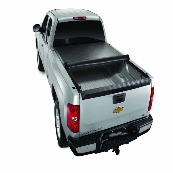 TrailFX - TrailFX Soft Roll-Up Velcro (R) Lockable With Tailgate Lock Black Vinyl With Alum Rails TFX1210