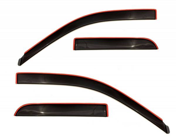 Auto Ventshade (AVS) - Auto Ventshade (AVS) LOW-PROFILE VENTVISR 4PC SMOKE 994003