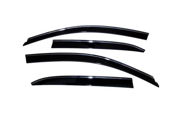 Auto Ventshade (AVS) - Auto Ventshade (AVS) LOW-PROFILE VENTVISR 4PC SMOKE WITH CHROME TRIM 794010
