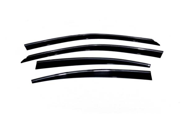 Auto Ventshade (AVS) - Auto Ventshade (AVS) LOW-PROFILE VENTVISR 4PC SMOKE WITH CHROME TRIM 794012