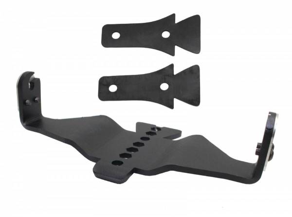 Go Rhino - Go Rhino Jeep Wrangler JL, JLU & JT Hood hinge Mount for a 6" Single Row LED Bar x 2 731060T