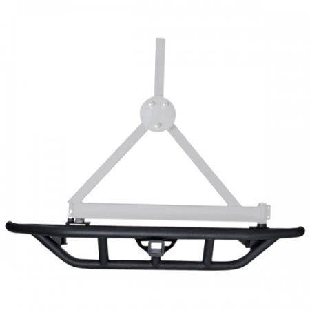 Smittybilt - Smittybilt S/B76621-01 Src Rr Bmpr W Hitch Blk 76621-01