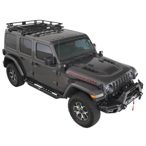 Smittybilt - Smittybilt Smittybilt Sides 4.5 x 4.5 x 4in JL 4-door with Hardtop, includes bracket kit 45454JL