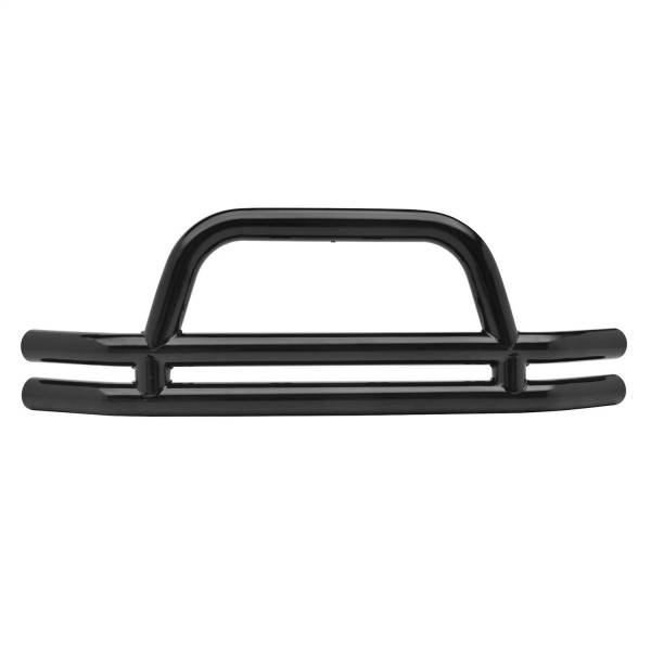 Smittybilt - Smittybilt Tubular Bumper - Front - W/ Hoop - Gloss Black JB44-F