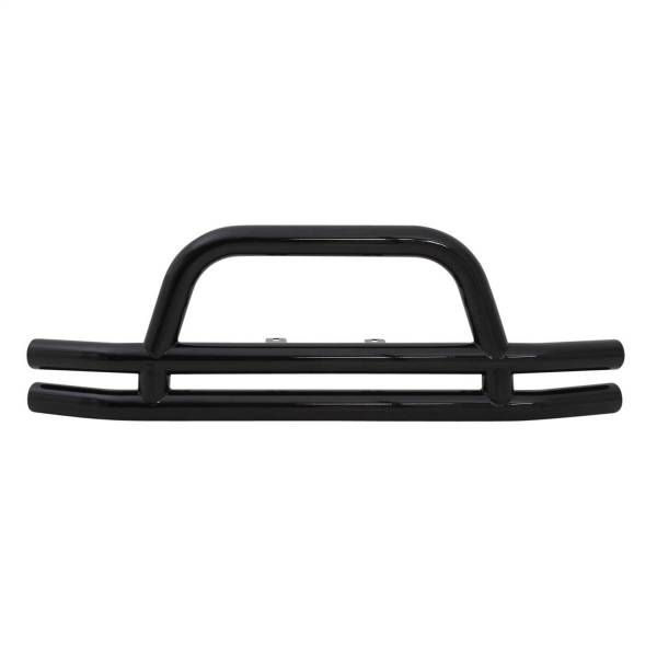 Smittybilt - Smittybilt Tubular Bumper - Front - W/ Hoop - Gloss Black JB48-F