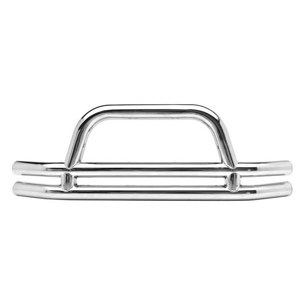 Smittybilt - Smittybilt Tubular Bumper - Front - W/ Hoop - Stainless Steel JB44-FS