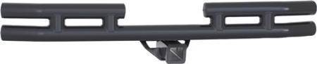 Smittybilt - Smittybilt Tubular Bumper - Rear W/Hitch - Gloss Black JB44-RH