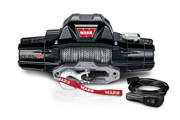 Warn - Warn 12 Volt 12000 LB Cap 80 Ft Spydura Synthetic Rope 95950