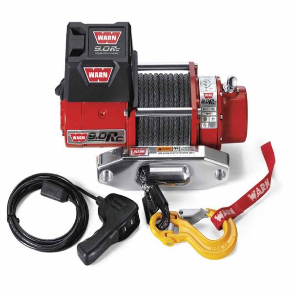 Warn - Warn 12 Volt 9000 LB Cap 50 Ft Synthetic Rope Hawse Fairlead 71550