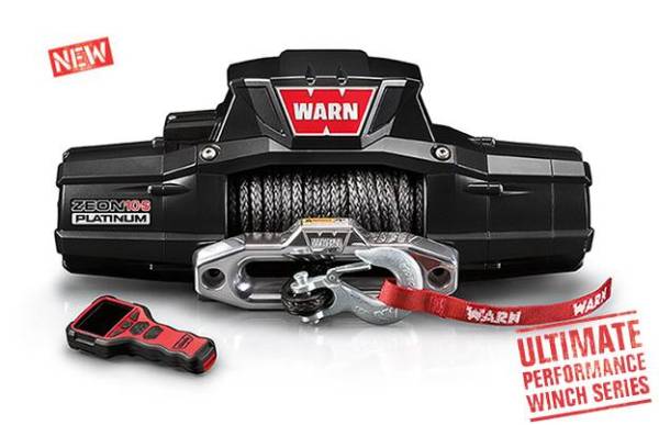 Warn - Warn 12 Volt Two 16 amp Accessory Ports 10000 LB Cap 100 Ft Spydura Synthetic Rope 92815