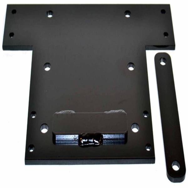 Warn - Warn For 4000 to 4500 Pound Winches; Fixed Mount; Powder Coated; Black 80371