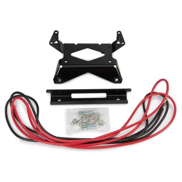 Warn - Warn For 4000 to 4500 Pound Winches; Fixed Mount; Powder Coated; Black 94510