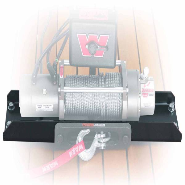 Warn - Warn For Use with M12 and M8274-50 Winches; Fixed Mount; Powder Coated; Black; Steel 11078