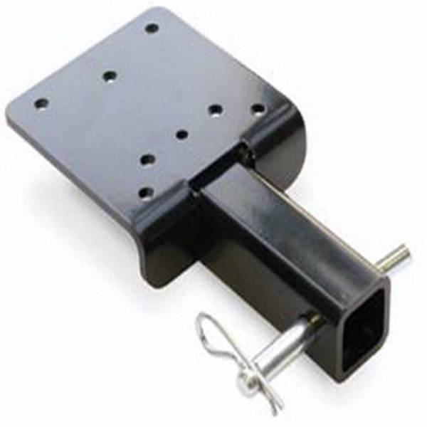 Warn - Warn For Utility Winches Receiver Hitch Mount Powder Coated Black Hitch Pin Included 68531