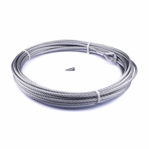 Warn - Warn For Warn Zeon-10 Winch 3/8 Inch Diameter x 80 Ft Length Galvanized Aircraft Wire 89213