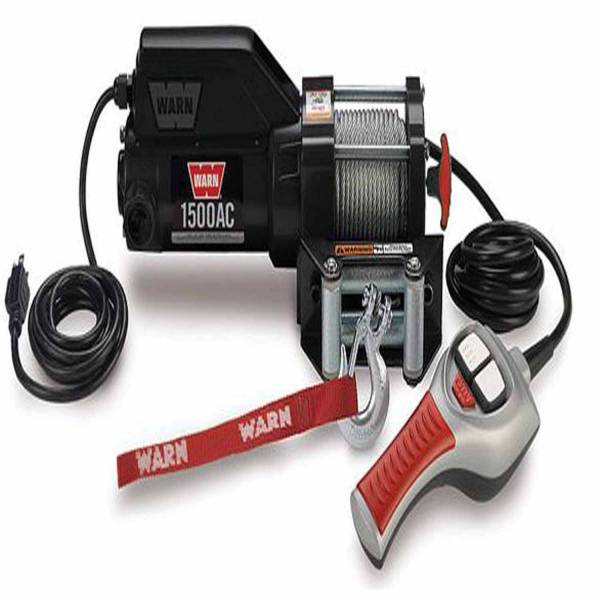 Warn - Warn Portable Utility Winch 1500 LB Cap 43 Ft Wire Rope 85330