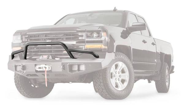 Warn - Warn Powder Coated Black Steel With Brush Guard Skid Plate Step Plate 100474