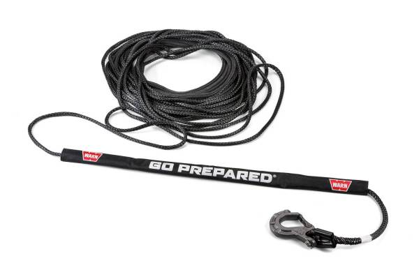 Warn - Warn Protects Synthetic Rope From Snagging Or Cut Black With Reflective Printing 100330