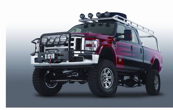 Warn - Warn Short Polished Stainless Steel Brush Guard Skid Plate Step Plate 84790