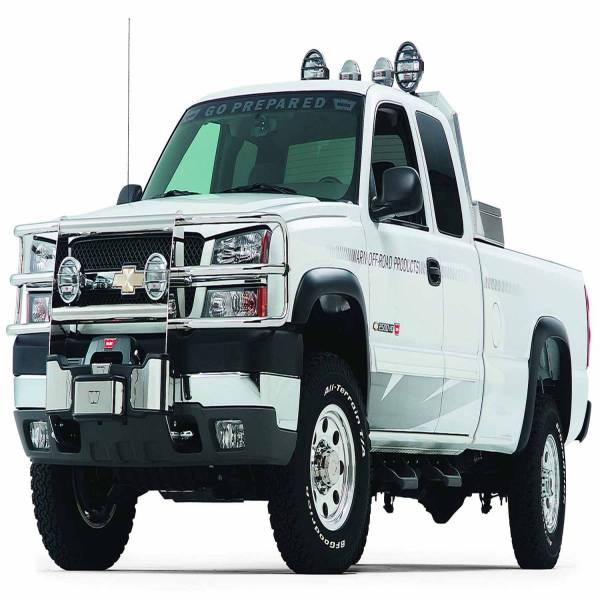 Warn - Warn With Insert Bars; Powder Coated; Black; Grille Guard Required 39190