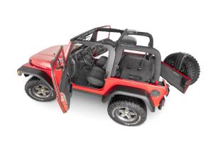 BedRug - BedRug JEEP BEDRUG 97-06 TJ/LJ FRONT 3PC FLR KIT (W/O CNTR CNSL)-HT SHLDS SPEC ORDR BRTJ97FNC - Image 3