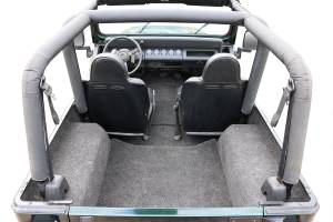 BedRug - BedRug JEEP BEDRUG 87-95 JEEP YJ REAR KIT 4 PC CARGO KIT (INC TLGTE/CARGO LINER) BRYJ87R - Image 1