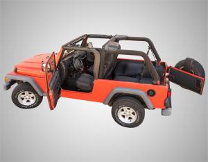 BedRug - BedRug JEEP BEDTRED 03-06 JEEP LJ UNLTD REAR 4PC CARGO KIT (INC TLGTE/TUB LINER) BTLJ04R - Image 5