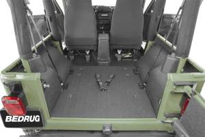 BedRug - BedRug JEEP BEDTRED 97-06 JEEP TJ 97-06 REAR 4PC CARGO KIT (INCLUDES TAILGATE) BTTJ97R - Image 4