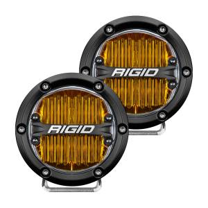 Rigid Industries - Rigid Industries RIGID 360-Series DOT/SAE J583 4 Inch Selective Yellow LED Fog Light Pair 36111 - Image 2