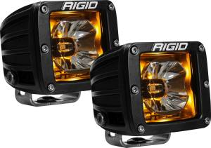 Rigid Industries - Rigid Industries RIGID Radiance Pod With Amber Backlight; Surface Mount; Black Housing Pair 20204 - Image 2
