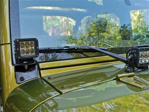 Rigid Industries - Rigid Industries RIGID 2007-2017 Jeep JK A-Pillar Mount Fits D-Series; D-XL; Radiance Pod; Pod XL 40139 - Image 2