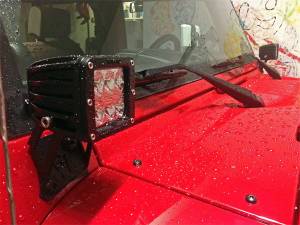 Rigid Industries - Rigid Industries RIGID 2007-2015 Jeep JK A-Pillar Mount Kit; Fits D-Series or Radiance POD Lights 40331 - Image 3