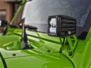 Rigid Industries - Rigid Industries RIGID 2007-2015 Jeep JK A-Pillar Mount Kit; Fits D-Series or Radiance POD Lights 40331 - Image 4
