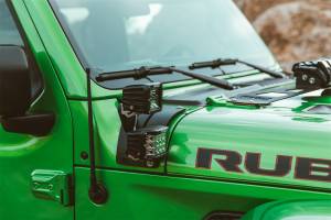 Rigid Industries - Rigid Industries RIGID 2018 Jeep Wrangler JL Cowl Mount; Fits 2 Sets D-Series LED Lights Pair 41656 - Image 1