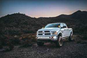 Rigid Industries - Rigid Industries RIGID 2010-2019 RAM 2500/3500 Bumper Mount Fits 20 Inch or 40 inch LED light bar 41670 - Image 1