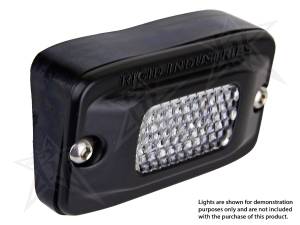 Rigid Industries - Rigid Industries RIGID SR-M Series 15 Degree Up Or Down Angled Flush Mount Gasket; Black 49001 - Image 1