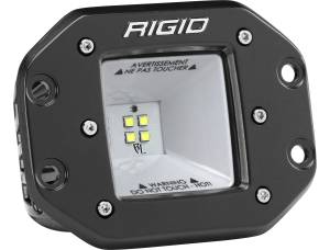 Rigid Industries - Rigid Industries RIGID 2X2 115 Degree DC LED Scene Light; Flush Mount; Black Housing Single 681523 - Image 2