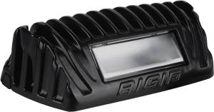 Rigid Industries - Rigid Industries RIGID 1x2 65 Degree DC LED Scene Light; Amber; Black Housing Single 86630 - Image 1