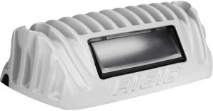 Rigid Industries - Rigid Industries RIGID 1x2 65 Degree DC LED Scene Light; White Housing Single 86620 - Image 1