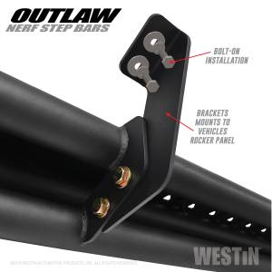 Westin - Westin Outlaw Nerf Step Bars 58-53725 - Image 2