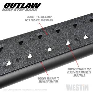 Westin - Westin Outlaw Nerf Step Bars 58-53725 - Image 7