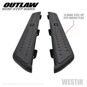 Westin - Westin Outlaw Nerf Step Bars 58-53725 - Image 8